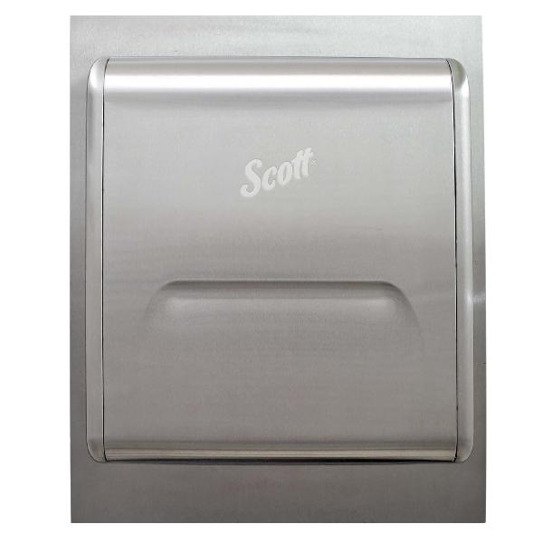 Towel Dispenser, Hard Roll, Series: MOD*, 22 in Overall Length, 17.62 in Overall Width, 5 in Overall Height, Wall Mounting, Stainless Steel, Stainless Steel Finish/Color, Import