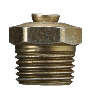 Relief Fitting, 1/8 in BSPT, 45 psi Minimum Relief Pressure, 80 psi Maximum Relief Pressure, Trivalent Zinc Plated