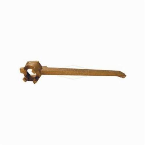 Drum Plug Wrench, 12 Inch Length, 95° Head, Bronze