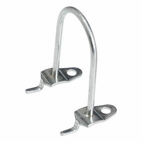 U-shaped Hook, 1-3/4 in Dia x 2-7/8 in L Size, Zinc