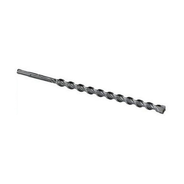 Hammer Drill Bit, 2-Cutter, Series: DC160, 1/2 in, Drilling Drill Bit Function, 12 in Overall Length, 10 in Cutting Depth, 1 Flutes, Spiral Flute, 10 in Flute Length, 1/2 in Shank, SDS-Plus®/Straight Shank, Standard Point, Right Hand Cutting, Carbide