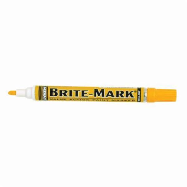 Paint Marker, Medium Tip, 25 to 35 s Drying, Yellow