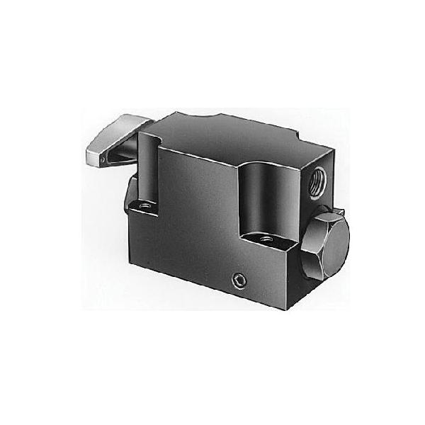 Automatic Manual Valve, Manual, 3/8 in NPTF Port, 10000 PSI Pressure, 2-Port/3/4-Way Ports/Ways, Media: Oil, Flipper Lever/Pilot Oil Actuation, Steel Body, 3-1/2 in L x 2-1/2 in W x 3 in H Dimensions