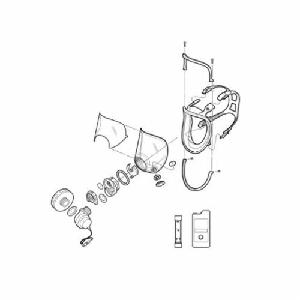 Air Purifying Respirator System, M Size, HEPA Filters and Cartridges, C-Face Mounting, Rechargeable Ni-Cd Battery, Specifications Met: ANSI Z87.1-2003, NIOSH Approved, Gray