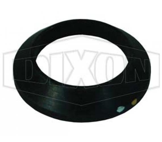 Bevel Seat Gasket, Series: 40BS, 1 in Nominal, EPDM, Black