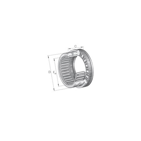 Needle Roller/Axial Cylindrical Roller Bearing, Non-Separable Single Direction, Series: NKXR..-Z, 50 mm Bore Dia, 62 mm Outside Dia, 35 mm W, Single Sealed Closure, 62000 N Dynamic/177000 N Static/17400 N Fatigue Axial and 43000 N Dynamic/74000 N Static/12700 N Fatigue Radial, Steel Cage, 4800 rpm Maximum, -20 to 120 °C