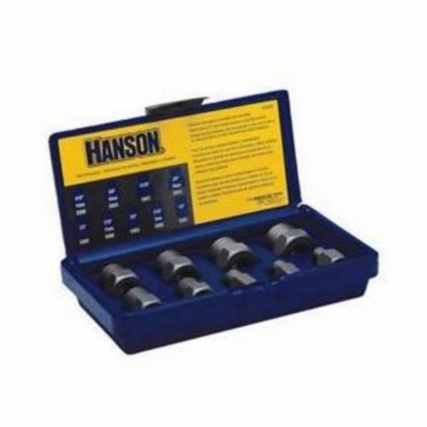 Bolt Extractor Set, Measurement System: Imperial/Metric, 9 Piece, High Carbon Steel