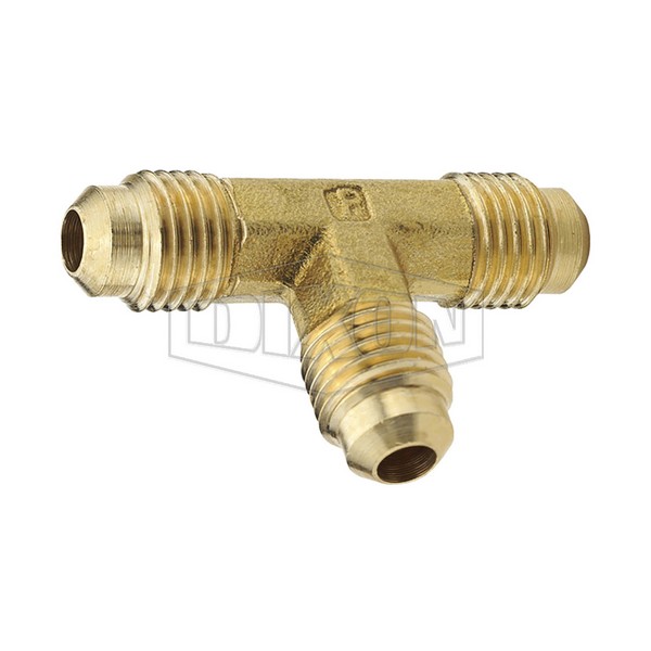 Union Tee, 1/2 Inch Nominal, SAE Flare, 750 psi, -65 to 250 °F, Brass