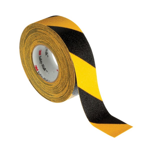 Slip-Resistant Tape, General Purpose Heavy Duty, Series: 613, 60 linear Foot Length, 2 Inch Width, Mineral/Plastic Film, Smooth Surface