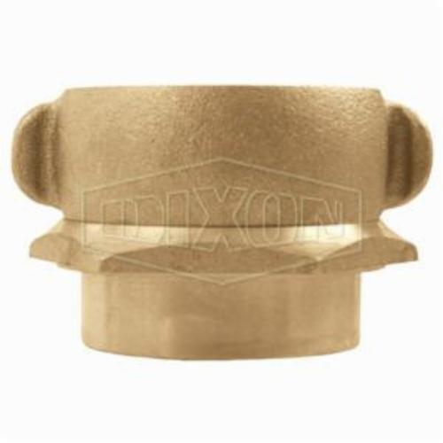 Rocker Lug Adapter, Fitting/Connector Type: Adapter, 2-1/2 Inch Nominal Size, FNPT x NST (NH) Swivel, Brass, Domestic