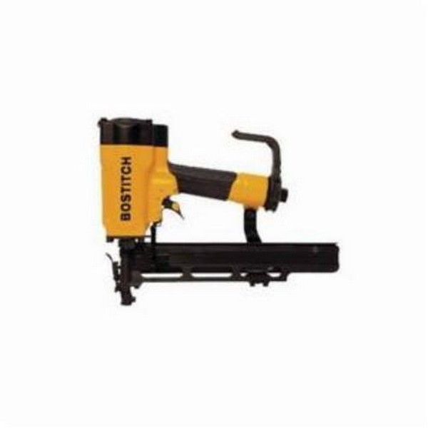 Construction Stapler, Pneumatic Straight, Tool/Kit: Tool, 7/16 in W Crown, 16 ga Gauge, 160 Staples, 120 psi Air, Magnesium Housing Material