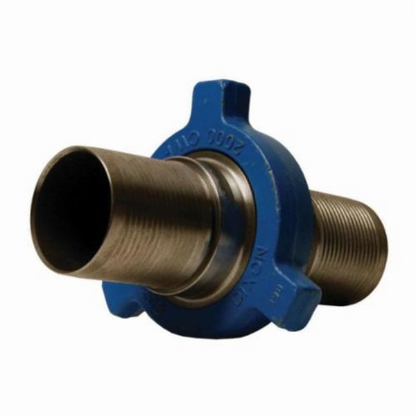Complete Male/Female Frac Fitting Assembly, 1-Piece, Series: FIG 100, 8 Inch Nominal, 150 psi, 70 °F, Iron/Steel/Forged Steel Nut, Zinc Plated, Domestic