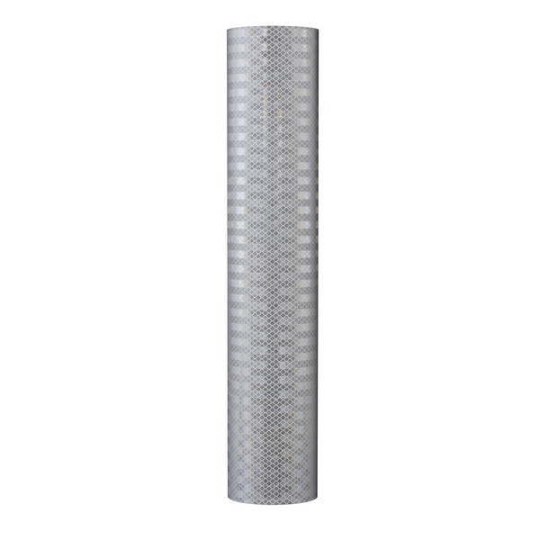 Reflective Sheeting, Flexible, Series: 3310, 6 Inch Width, Prismatic, White, Pressure Sensitive Adhesive, 60 °F