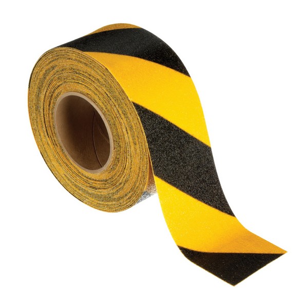Slip-Resistant Tape, General Purpose Heavy Duty, Series: 613, 60 linear Foot Length, 3 Inch Width, Mineral/Plastic Film, Smooth Surface