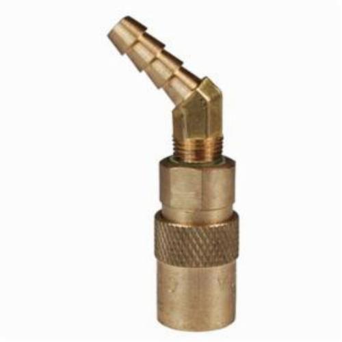 Unvalved Coupler, Quick-Release, Series: CM Series, 3/8 Inch Nominal, Coupler x Barb, 3.83 Inch Length, 14200 to 14500 psi, -90 to 400 °F, Brass, 0.95 Inch Outside Diameter, Domestic