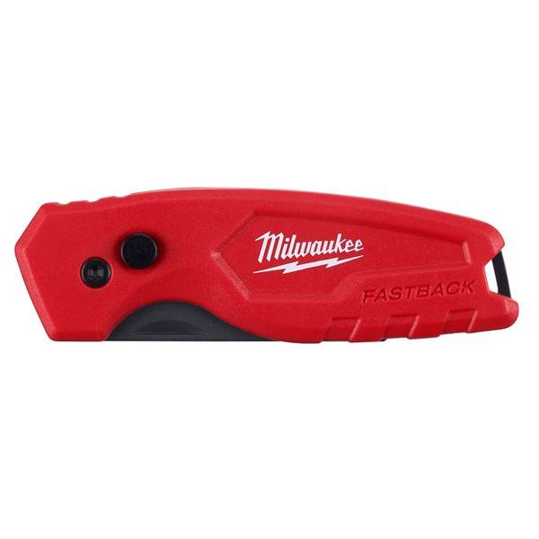 Folding Utility Knife, Compact, Steel Blade, Blades Included: 1, Plastic Handle, 6.15 in Overall Length, 0.9 in Overall Width, 1-1/4 in Overall Depth