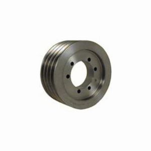 Sheave, Block Type A1, Taper-Lock® Bore, 1/2 to 2-15/16 Inch Bore, 7-1/2 Inch Outside Diameter, 7.4 Inch Pitch Diameter, 4 Grooves, 3.06 Inch Face Width, SF Bushing, For Use With: 5V-Cross Section V-Belts, Cast Iron, Gray