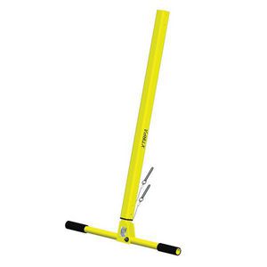 T-Bar Leg, Adjustable, 29-9/10 in Length, 4 in Width, 46-4/5 in Height, Aluminum, Yellow, For Use With: Pole Hoist Systems, IN-2337 48 to 72 in and IN-2338 57 to 102 in Pole Hoist