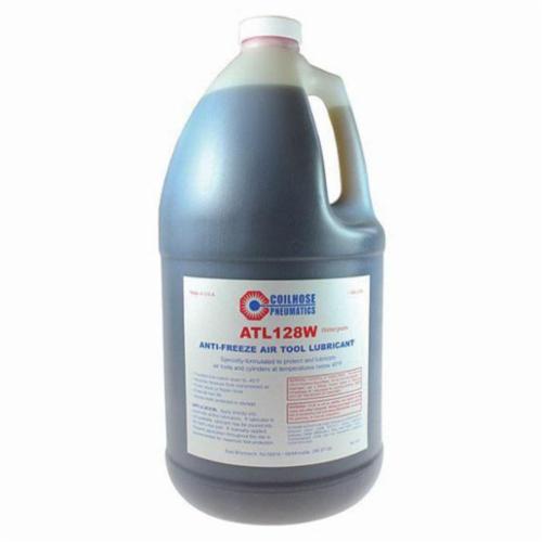 Air Tool Lubricant, 128 oz, Jug, 59 cStec Viscosity, 8.2 pH, Liquid, Dark Amber, Petroleum Distillates, Winter Grade, -45 °F, <1 Specific Gravity
