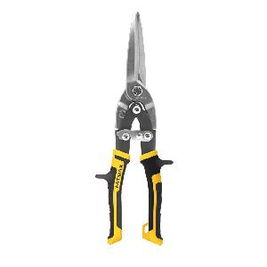 Aviation Snip, Long Nose, Cutting Capacity: 22 ga Cold Rolled Steel, 26 ga Stainless Steel, 3-9/50 in Length of Cut, Straight Snip, 13-13/16 in Overall Length, Compact Blade, Chromium Vanadium Blade, Ergonomic Handle, Cushioned Grip