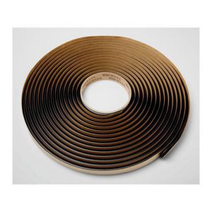 Sealant Tape, Series: 5354, 25 ft Length, 1/4 in Width, 1/4 in Thickness, Butyl Adhesive, Black