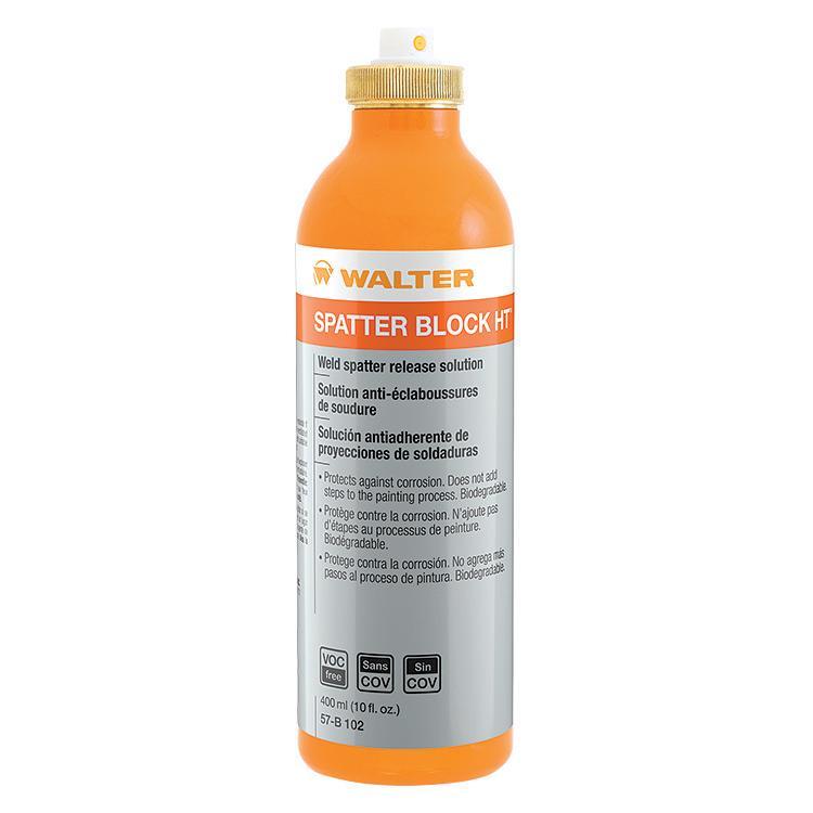 Anti-Spatter Refillable Bottle, Specifications: 13.5 fl-oz Capacity, Orange