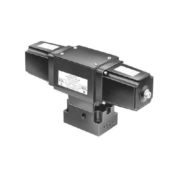 Solenoid Valve, 3/4-Way Pump Mounted, 3/8 in NPTF Port, 10000 psi Pressure, 5 cfm Flow Rate, 2-Port/3/4-Way Ports/Ways, Media: Oil, Solenoid Actuation, Steel Body
