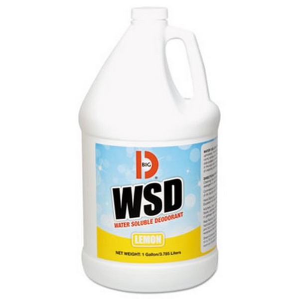 Water Soluble Deodorant, 1 Gallon, Lemon Scent, 4/Case