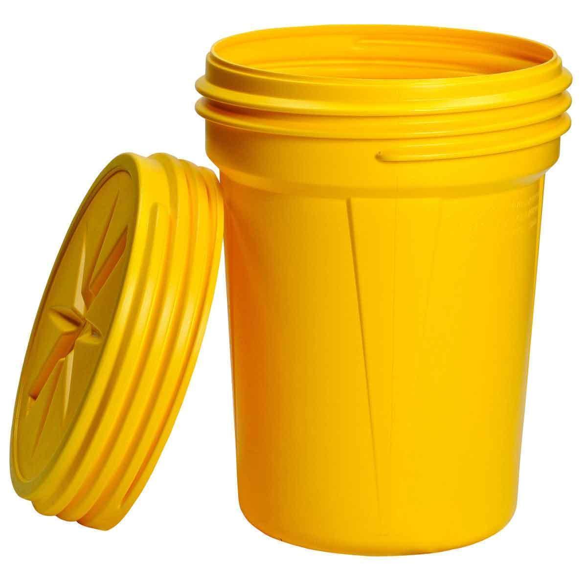 Spill Containment Drum, 30 gal Load, 28-1/2 Inch Height, 21-1/8 Inch Diameter, Polyethylene, Yellow