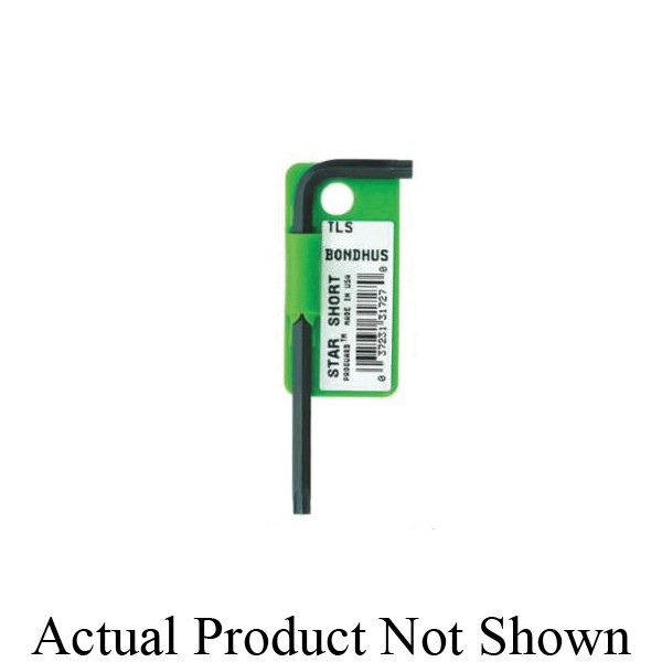Torx Key, Star End, T5 Tip, Short Arm, 0.9 Inch Arm Length, L-Handle Handle, Protanium® High Torque Steel Blade, Protanium® High Torque Steel, ProGuard™