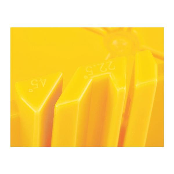 Miter Box, Plastic, 12.3 in L x 5.2 in W x 12.3 in D Dimensions