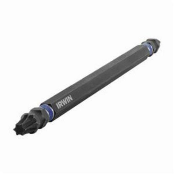 Impact Double Ended Bit, Combination Heavy Duty SAE, Series: Impact Performance Series™, T25/#2 Point, Torx®/Square Recess Point, 6 in Overall Length, 1/4 in Drive/Shank, Cold Forged High Grade Steel, Black Oxide