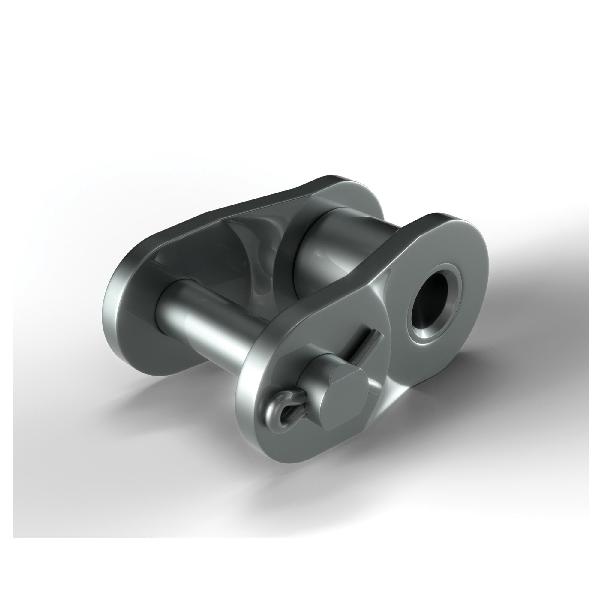 Spring Clip Offset Link, 5/8 Inch Pitch, 50 Chain, Carbon Steel