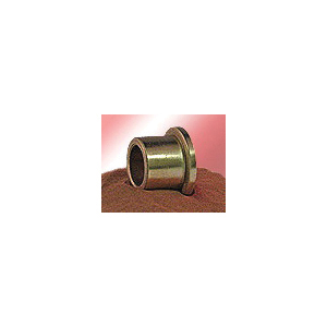 Flanged Bearing, 1/2 Inch Bore, 5/8 Inch Outside Diameter, 3/4 Inch Width, 7/8 Inch Diameter Flange, 1/8 Inch Flange Width, -50 to 700 °F, 1600 PSI Maximum, 1000 sfpm Maximum Velocity, 40000 Maximum PV, Sintered Bronze Bearing, Powder Coated