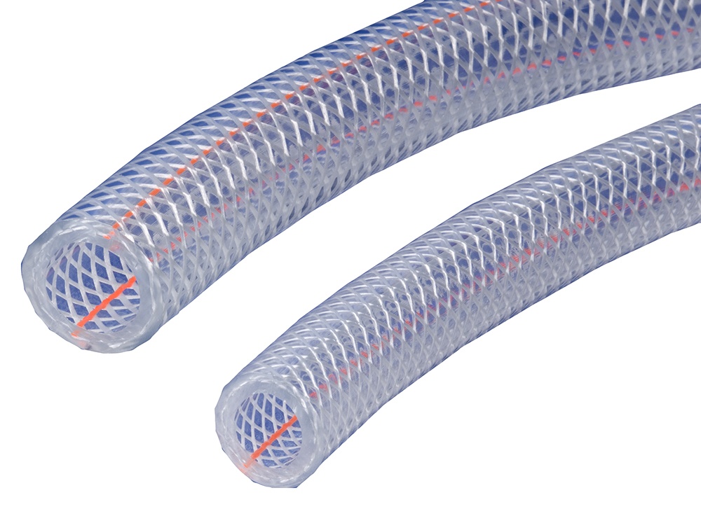 Hose, Series: K3150, 1-1/2 in Nominal, 1.938 in OD, 50 ft Length, 100 psi Working, 25 to 150 °F, PVC, Crystal Clear, Import