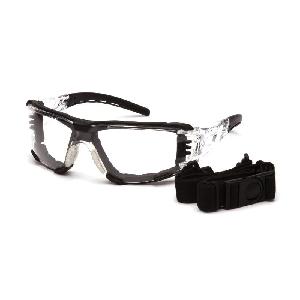Dual Lens Protective Glasses, Universal, Scratch Resistant Sun Block Bronze Lens, Black Frame