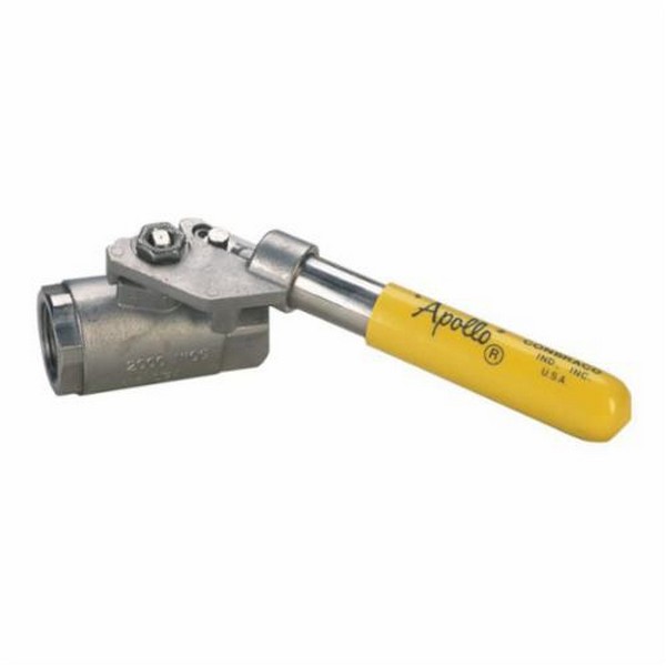 Ball Valve, 1 Inch Nominal, FNPT, 2000 psi WOG, Full Port, 316 Stainless Steel Body, Domestic