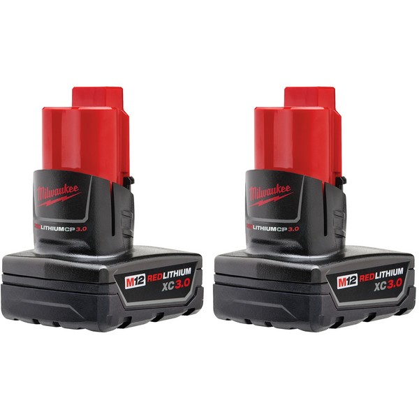 Cordless Battery Pack, Rechargeable, Lithium-Ion Battery, 3 Ah Battery, 12 VDC Charge, 30 min Charging, For Use With: Cordless Power Tool