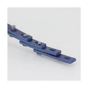 Link Wedge Belt, 3V Section, 0.45 in Top Width, 25 ft Outside Length, 1 Rib, 2.8 in Diameter Minimum Pulley, -40 to 240 deg F, Composite Polyester/Polyurethane, Blue