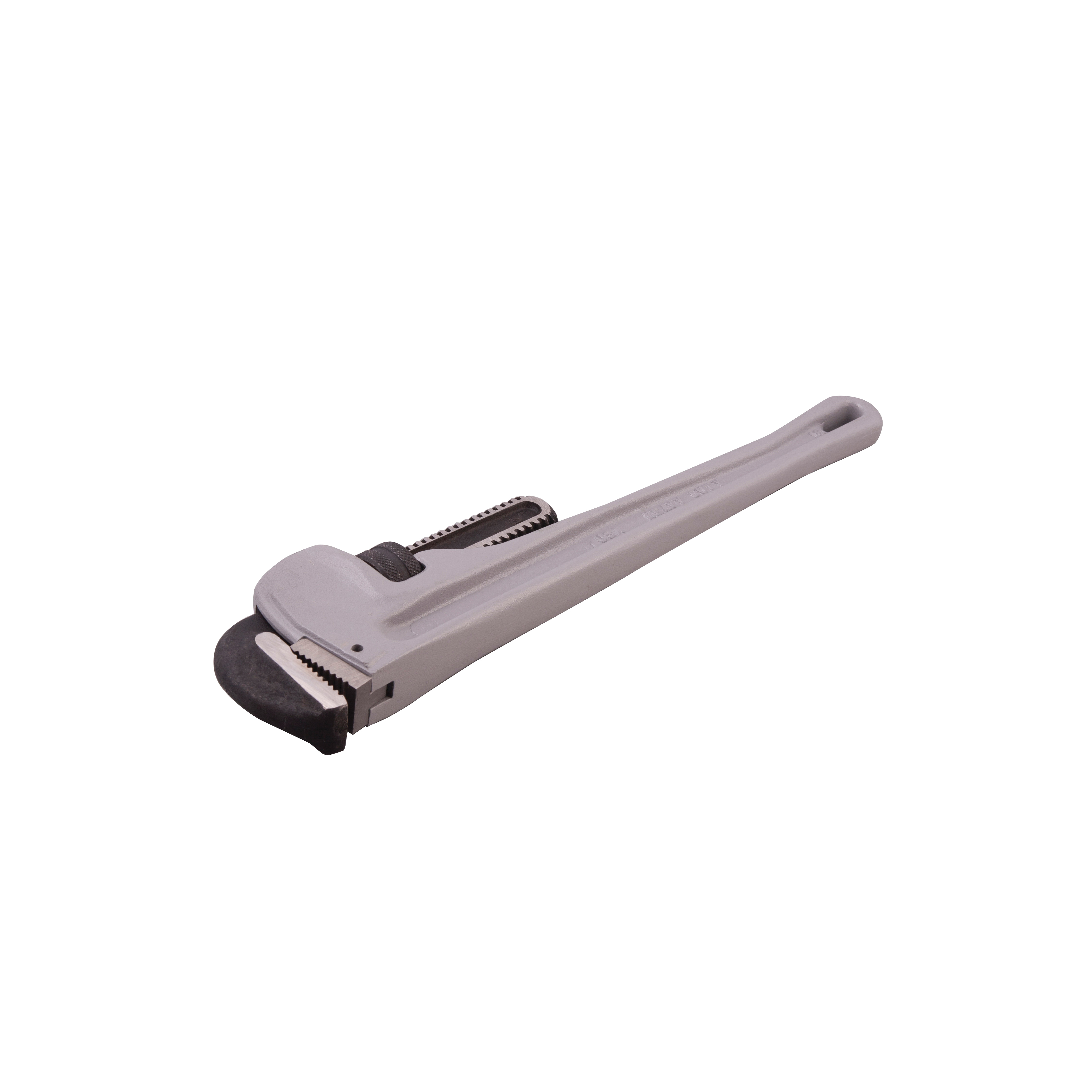 Pipe Wrench, Heavy Duty SAE, Series: PWA, 14 Inch Overall Length, 2 Inch Jaw, Straight Head, Aluminum Handle