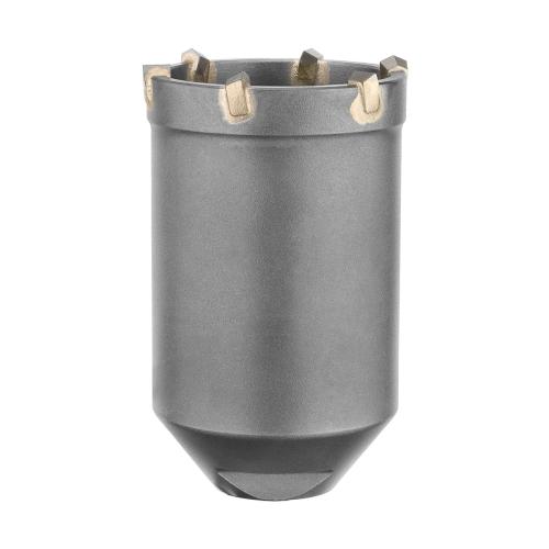 Core Bit Body, 4 in Overall Length, 3 Cutting Depth, Spline Shank, Carbide, Tungsten Carbide Teeth Cutting Edge, Tungsten/Hardened Steel, Silver, Applicable Materials: Concrete, Rock, Artificial Stone and Masonry