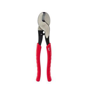 Cable Cutting Plier, 2/0 AWG Copper, 4/0 AWG Aluminum Cable/Wire, 9.49 in Overall Length, Shear Cut, Ergonomic Handle, Material Applicatio: Aluminum/Copper, Specifications Met: ASME Specified, Red