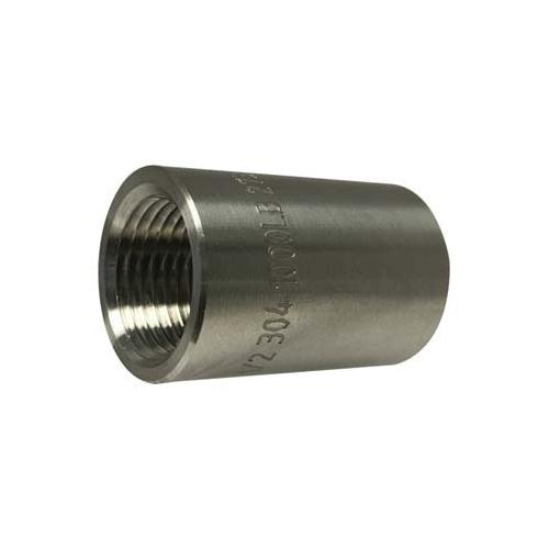 Barstock Coupling, Fitting/Connector: Coupling, 3/4 in Nominal, FNPT End Style, 1000 lb Pressure Class, Stainless Steel