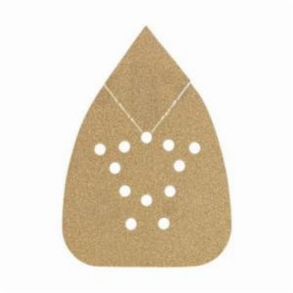 Sandpaper Sheet, 6 Inch Length, 4 Inch Width, 120 Grit, Aluminum Oxide Abrasive, Paper Backing, Applicable Materials: Metal, Paint and Wood, Brown