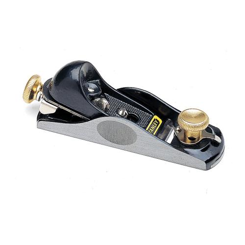 Block Plane, Low Angle, Series: Bailey®, 1-5/8 in Blade Width, 3/32 in Blade Thickness, Steel Blade, 13-1/2 deg Blade Angle, Cast Iron Body, Plastic Handle, 6-1/4 in Overall Length, 1-1/4 in Overall Width