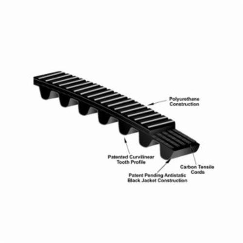 Synchronous Belt, Series: 9239, 236 Teeth, 14 mm Pitch, 3304 mm Overall Length, 68 mm Width, -65 to 185 °F, Curvilinear Tooth Profile, Polyurethane, Carbon Reinforced Material