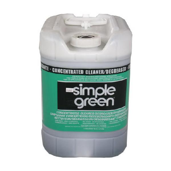 All Purpose Industrial Cleaner and Degreaser, 5 gal Pail, Liquid, Green, Added Sassafras