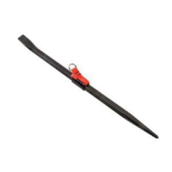 Pry Bar, Aligning Tether-Ready, 3/4 in Tip Width, 24 in Overall Length, 3/4 in Overall Width, 3/4 in Dia, Yes Corrosion-Resistant, High Alloy Steel, Black Oxide