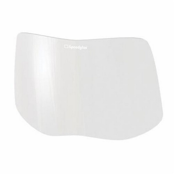Outside Protection Plate, Replacement, 6 in Window Height, 3-7/8 in Window Width, Clear, Polycarbonate