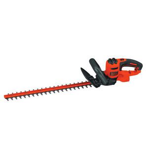 Hedge Trimmer, Electric, Cutting Capacity: 3/4 Inch, 22 Inch Length Blade, Dual Action Blade, Hardened Steel Blade, 120 VAC, Plastic Housing Material, Full Wraparound Handle